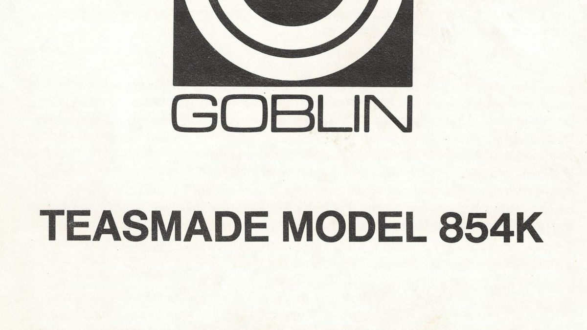 Goblin Teasmade 854k Manual