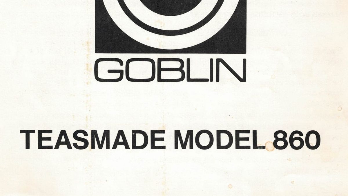 Goblin Teasmade 860 Manual