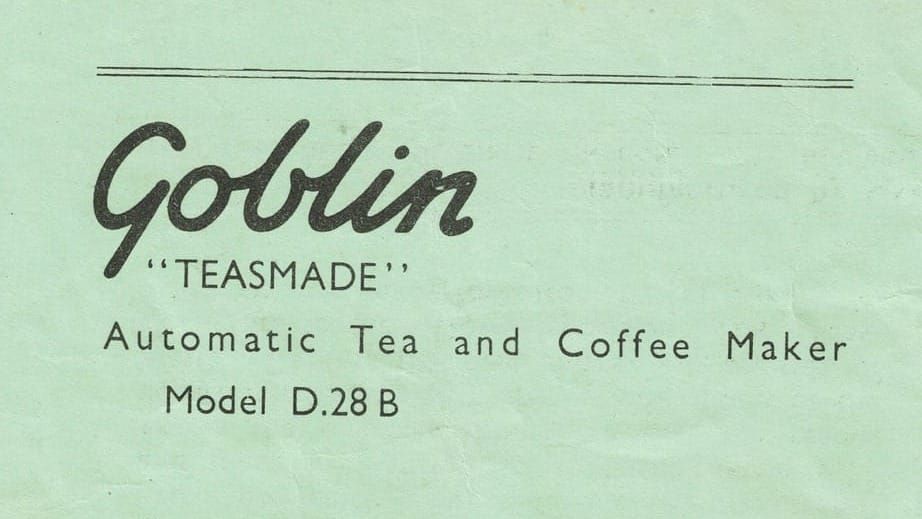 Goblin Teasmade Numbering