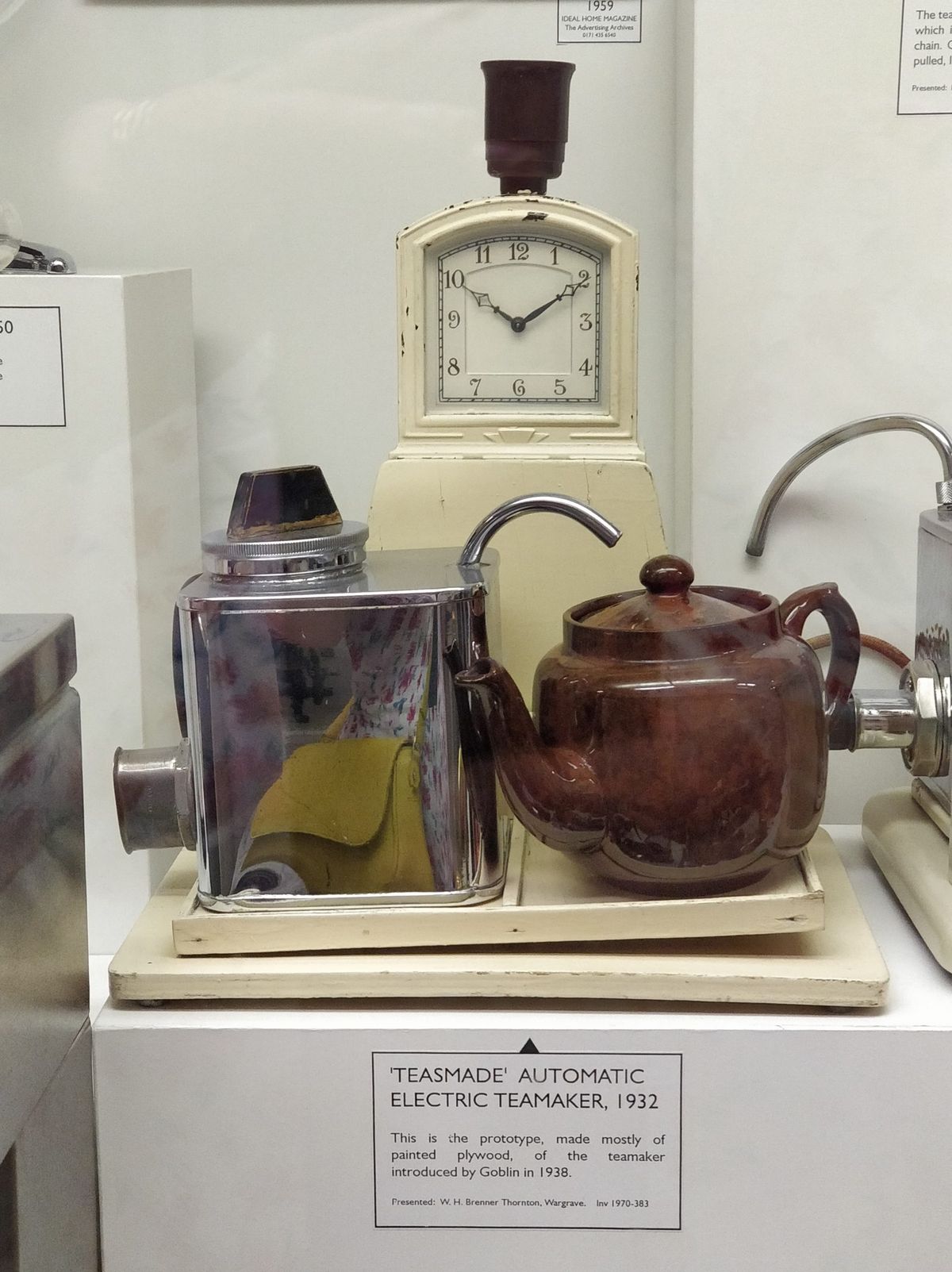 1932 William H B Thornton Prototype Teasmade 1