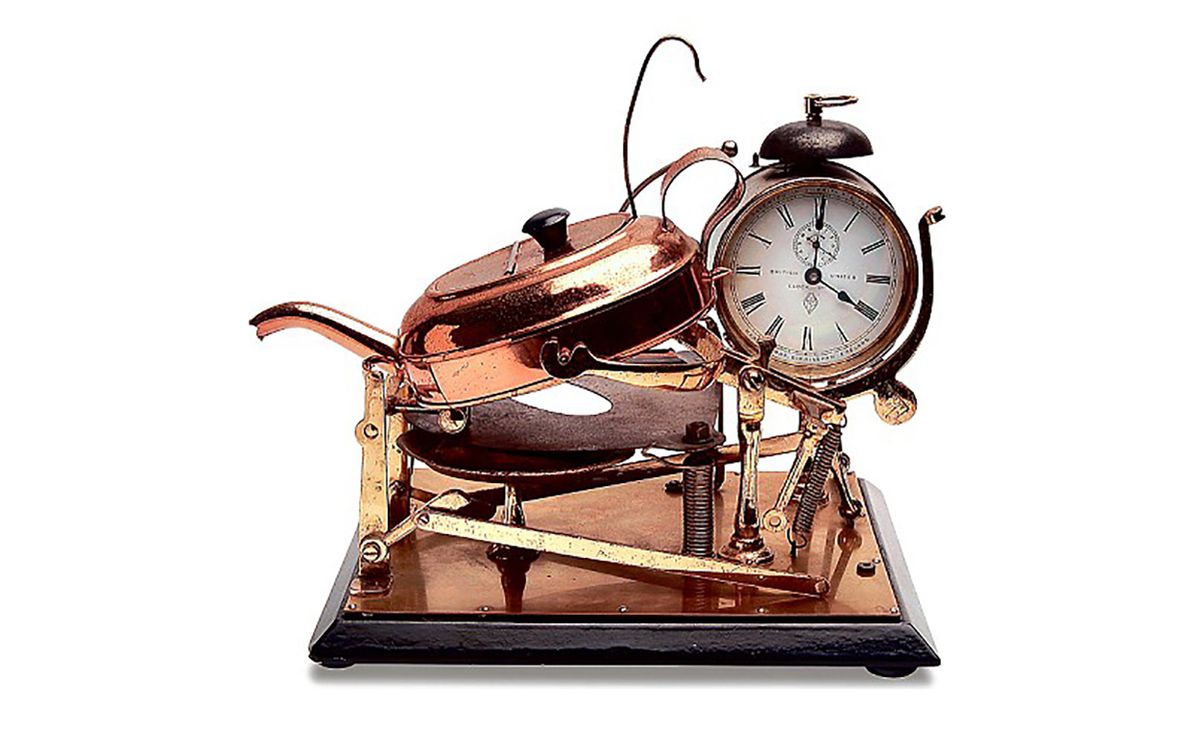 1904 Richardson's Clock that Makes the Tea