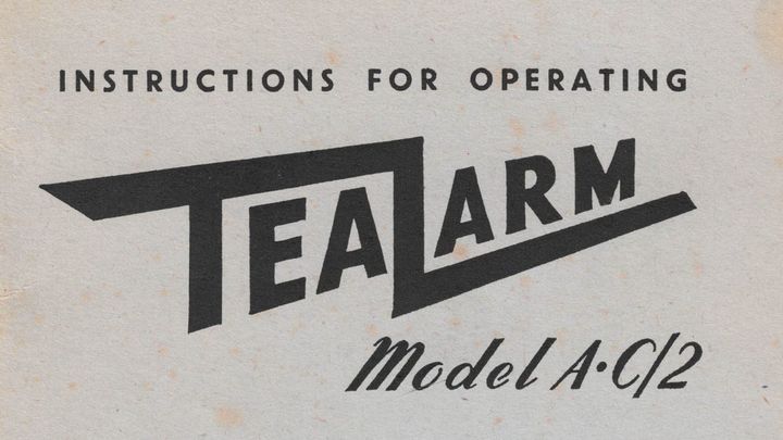 Concentric Manufacturing Company TeaLarm Teasmade Manual