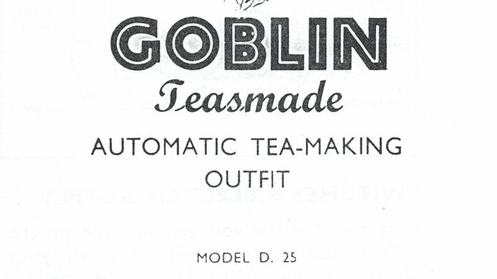 Goblin Teasmade D25 Manual