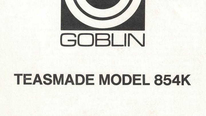 Goblin Teasmade 854k Manual