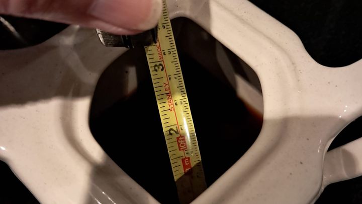 Why is there still water in my teasmade after it has boiled?