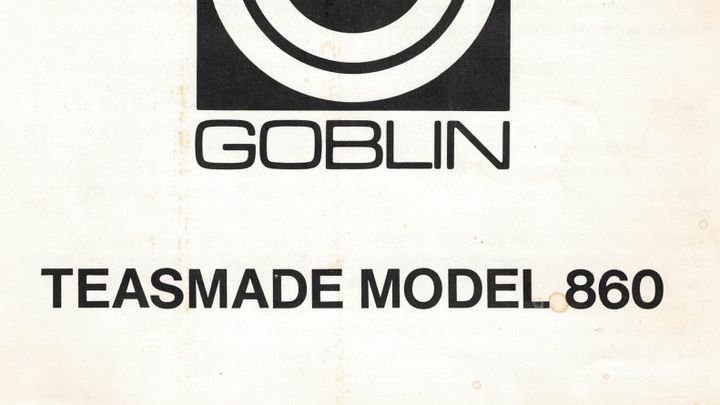 Goblin Teasmade 860 Manual