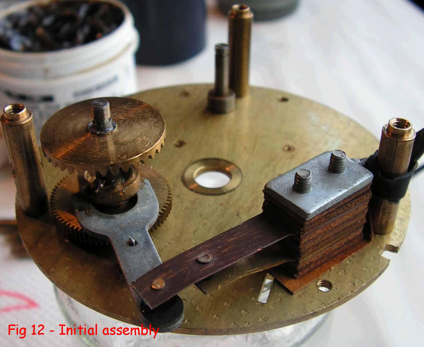 Fig 12 - initial assembly