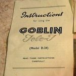 Goblin D24 Tele-T instructions cover