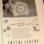 Smiths Smiths Sectric Autocal Clock 1950 Advert