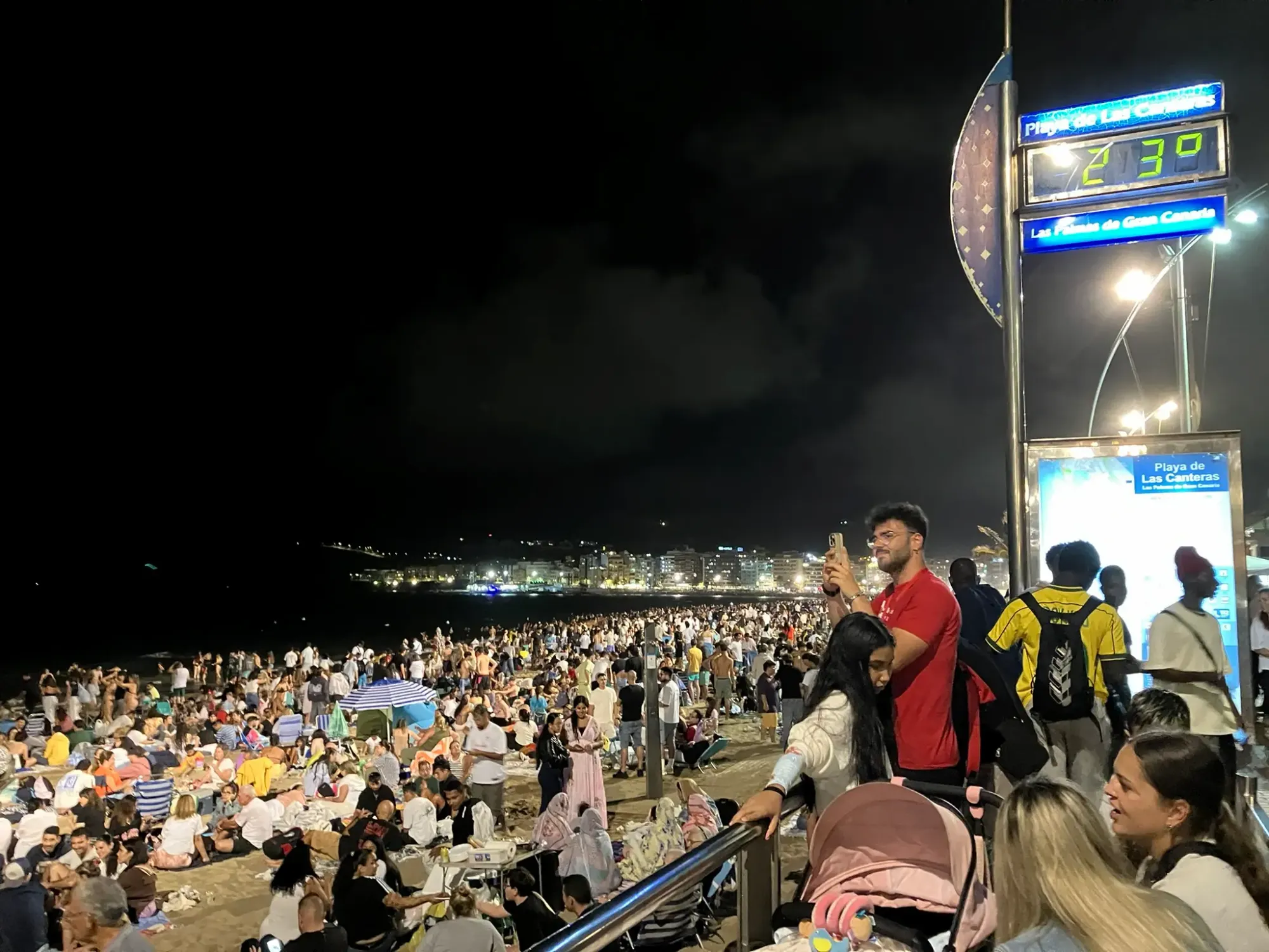 Playa de Las Canteras, Las Palmas de Gran Canaria, La noche de San juan June 23rd / Junio 23 2026