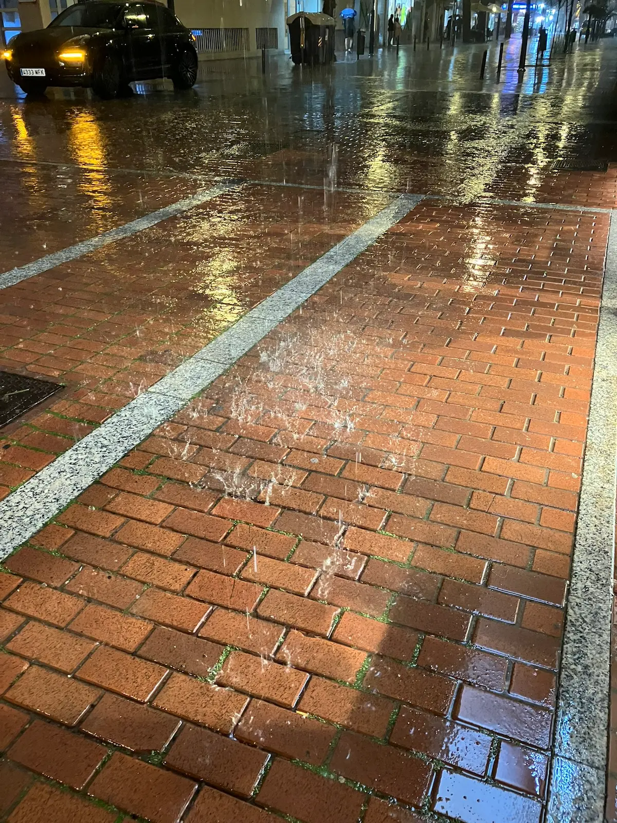 Rain in Las Palmas de Gran Canaria