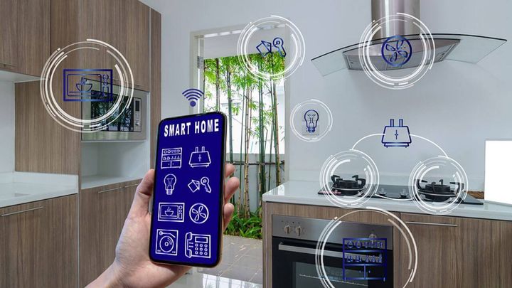 Person operating a smart kitchen