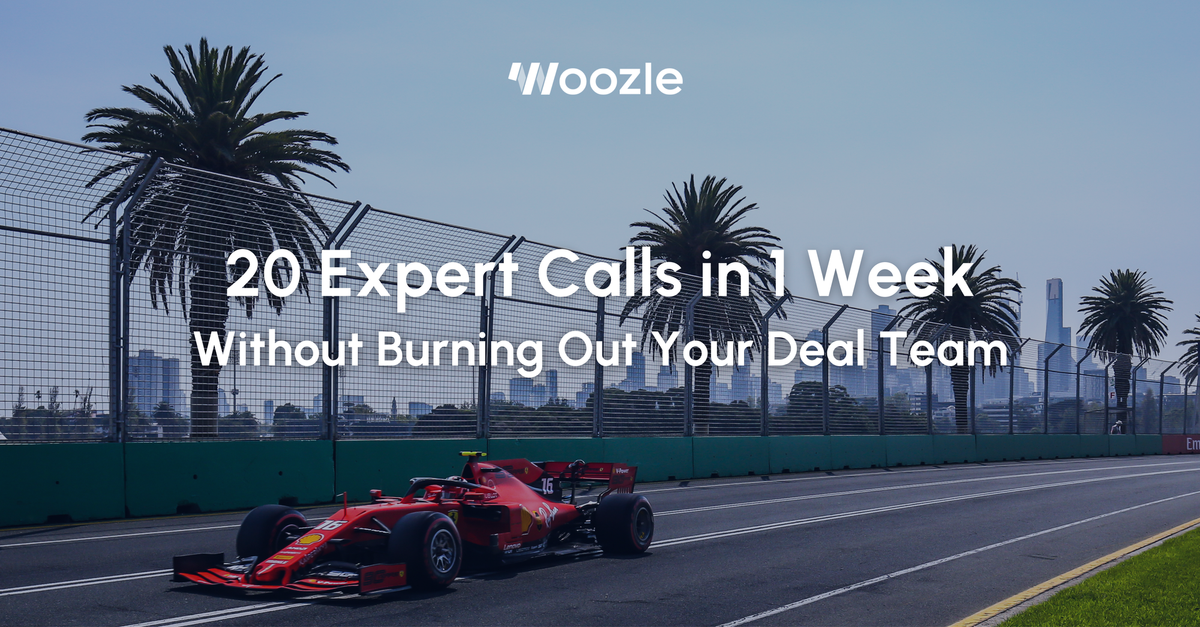 How to Run 20 Expert Interviews in a Week Without Burning Out Your Deal Team