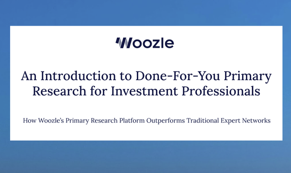 An introduction to Done-For-You Primary Research for Investment Professionals
