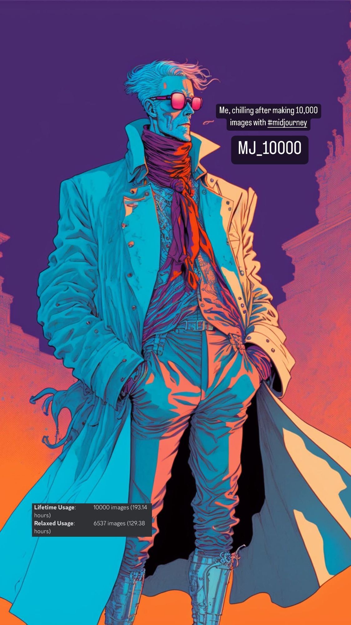 I just made my 10,000th image in Midjourney