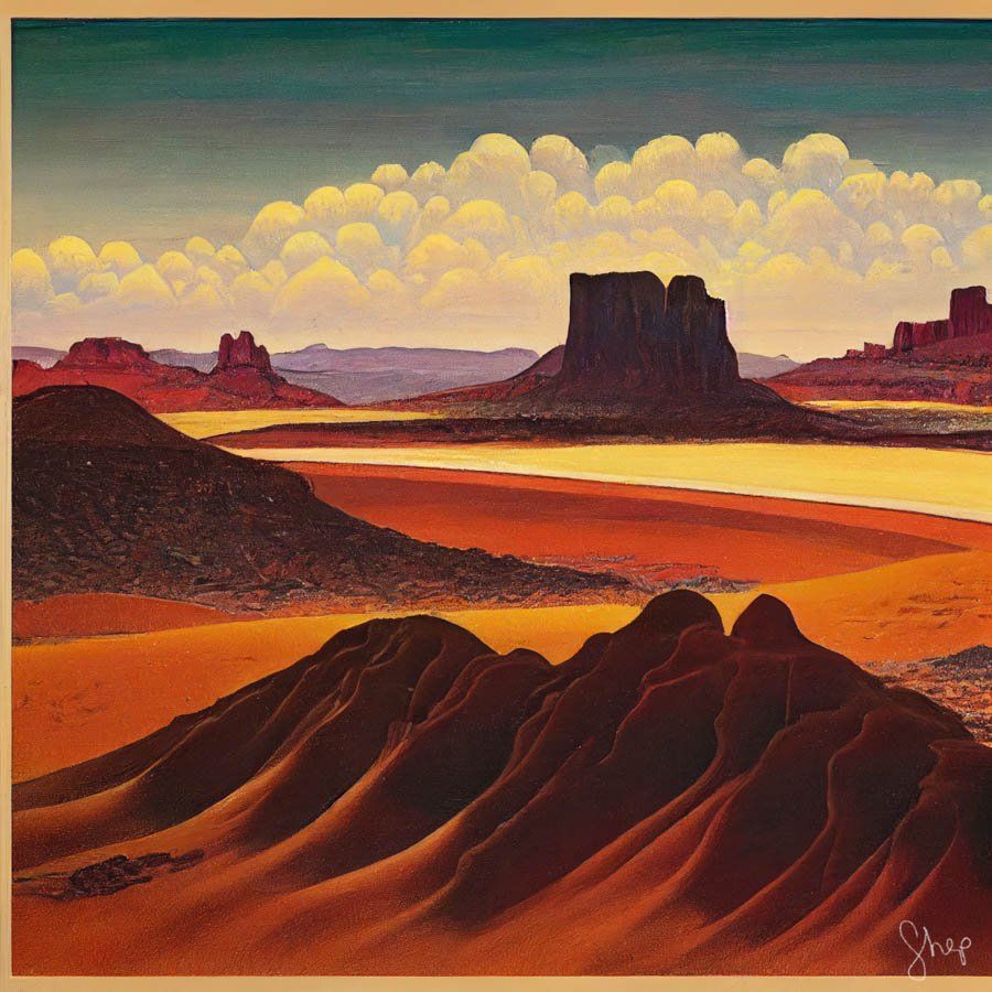 Gouache Deserts
