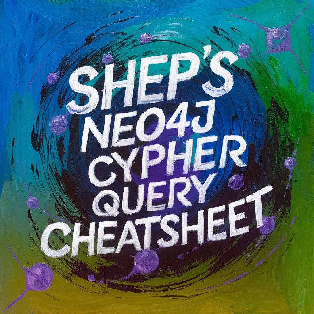 Shep’s Neo4j Cypher Query Cheatsheet