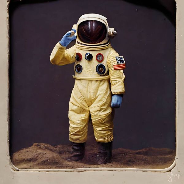 Vintage Astronauts + Clay Spacemen