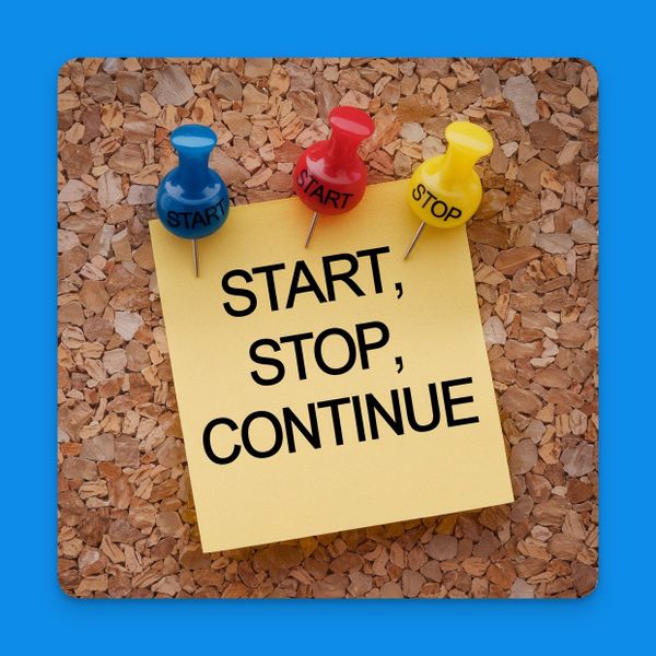 Enhancing Team Performance with the Start/Stop/Continue Framework