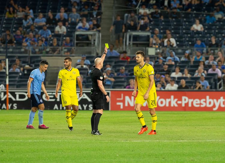 What is a yellow card?