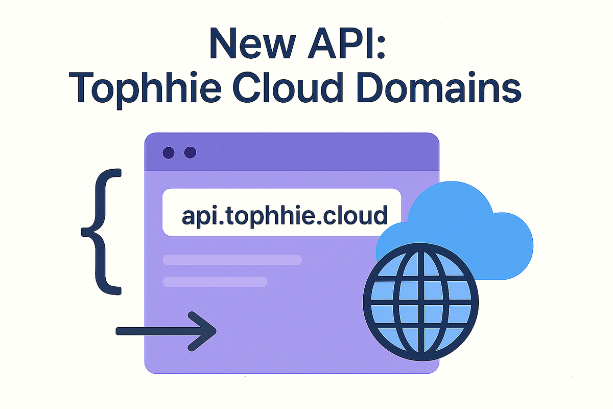 New API: Tophhie Cloud Domains 🌐