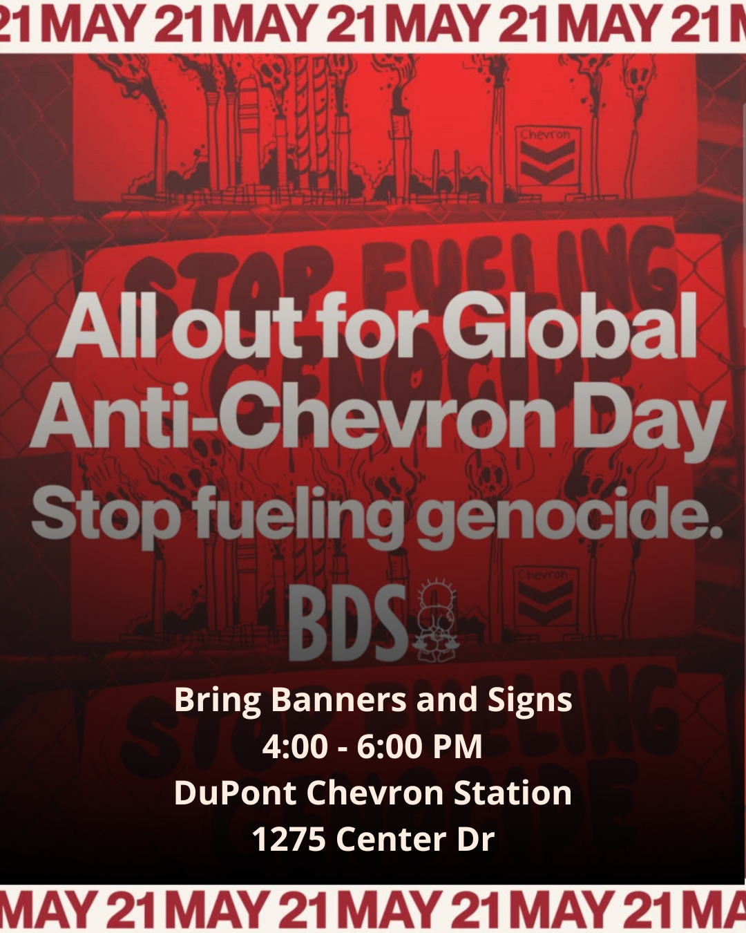 Chevron BDS calls to action