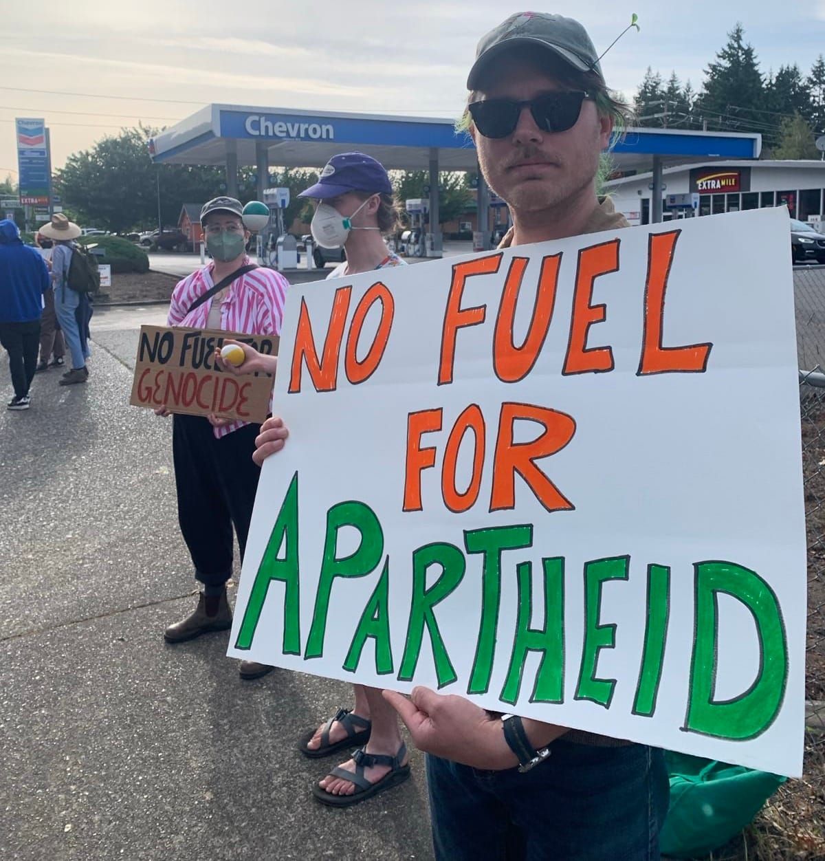 Chevron Picket Report Back