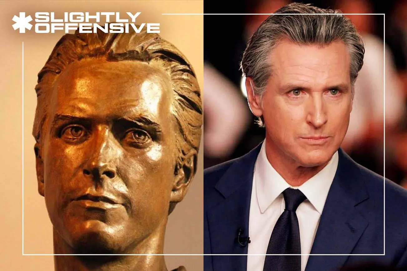 Gavin Newsom Builds a Shrine—To Himself