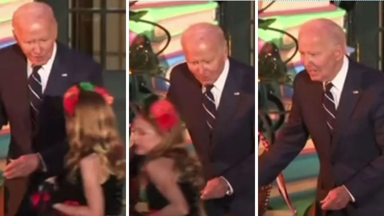 The One That Got Away: Biden Looks Completely Dejected After Young Girl Flees His Pawing Hands at White House Party