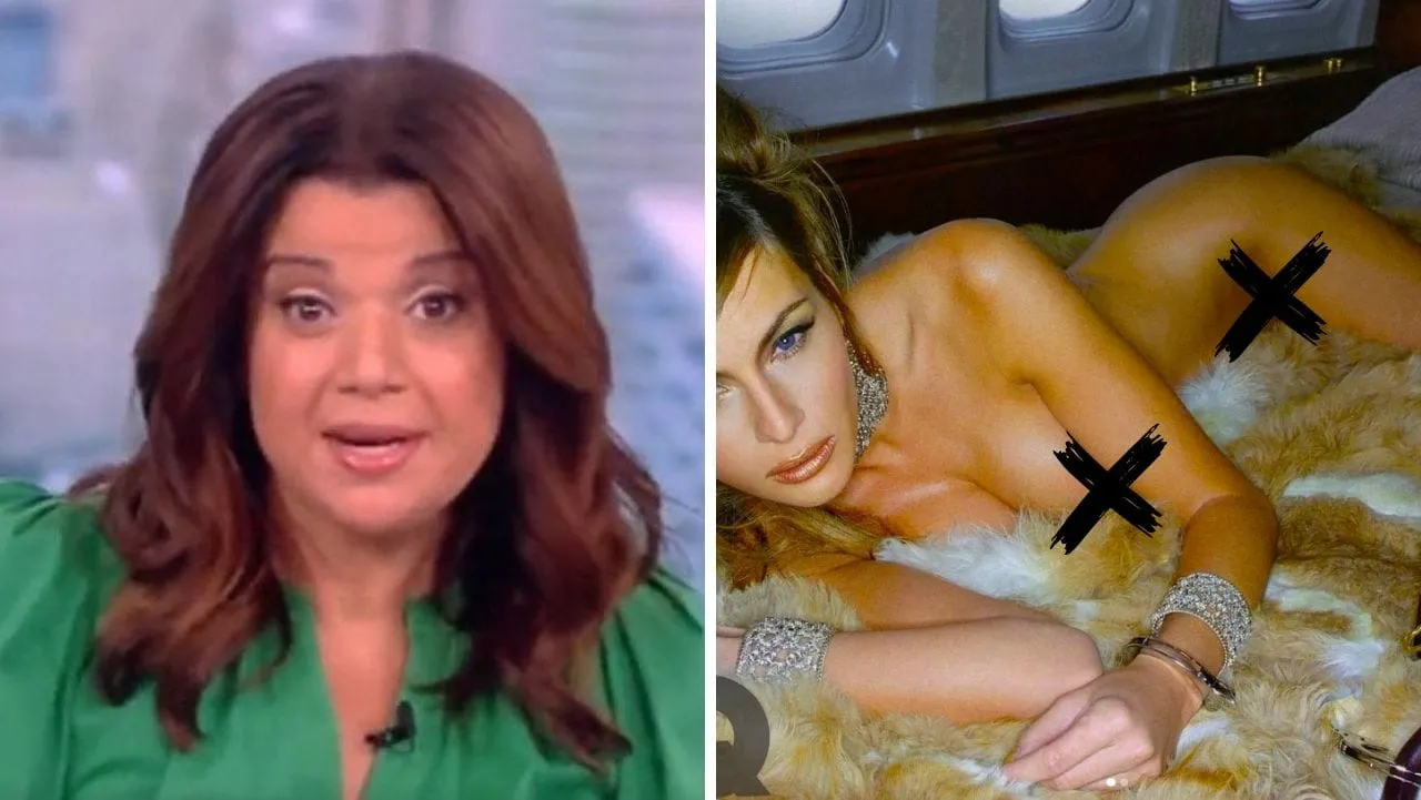 DISTURBING: “The View” Co-Host Shares Naked Photo of Melania Trump