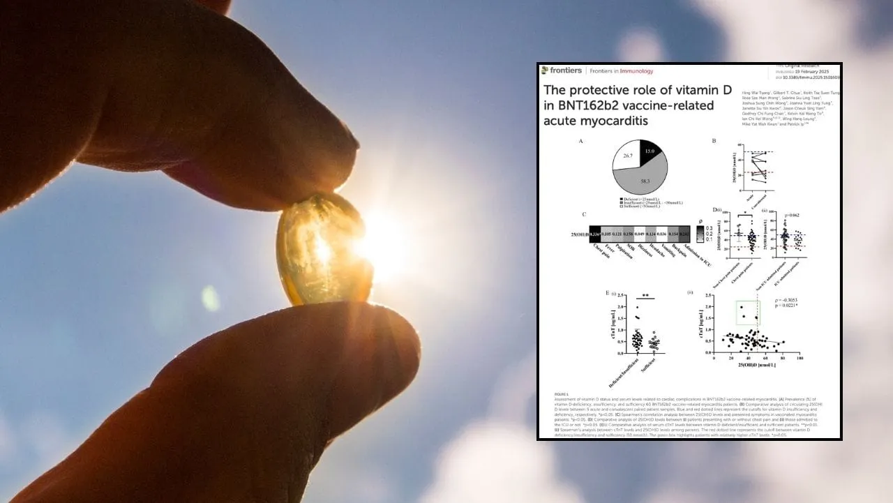 Vitamin D Protects Against COVID-19 mRNA Injection-Induced Myocarditis – New Study