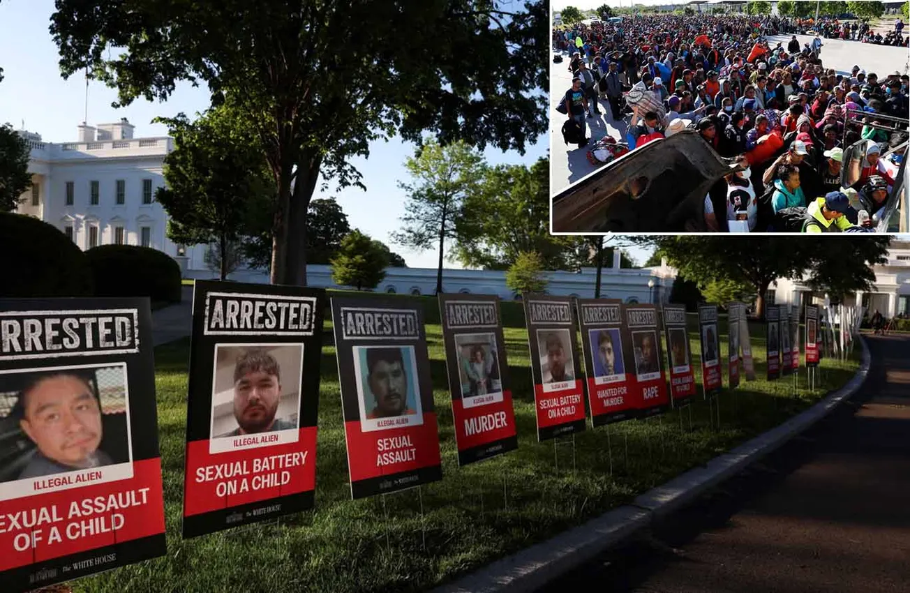 BIDEN’S BORDER BLOODBATH ENDS: Trump Plasters White House with Mugshots of Illegal Alien Killers Unleashed By Democrats
