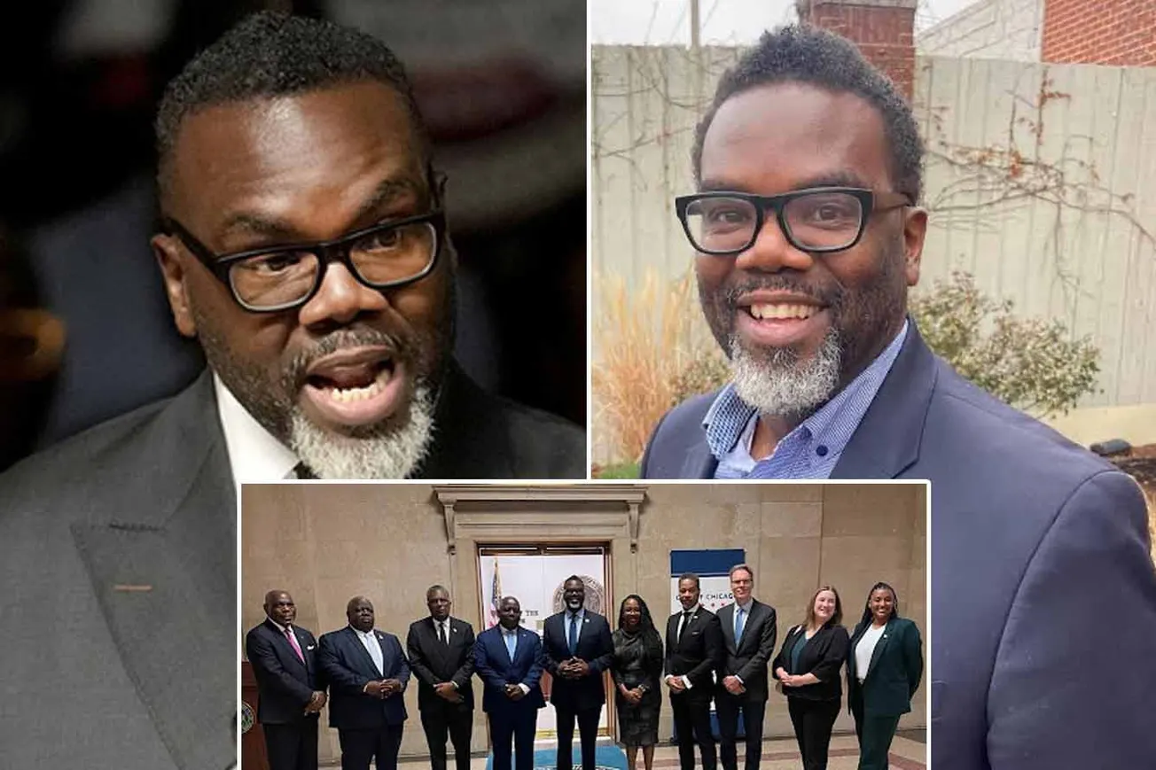 mayor brandon johnson black staff