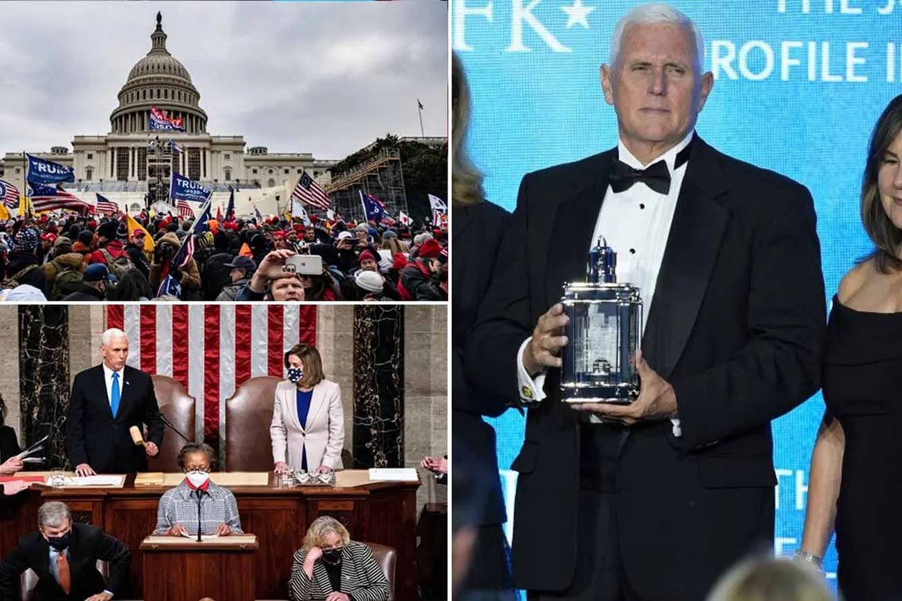 mike pence award jan 6