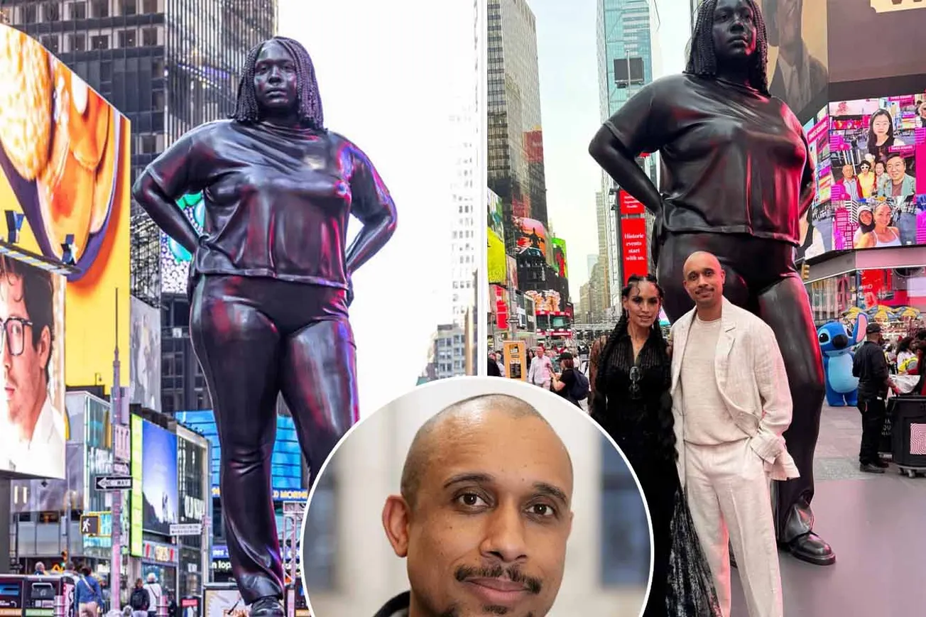 grounded in the stars nyc statue overweight black woman
