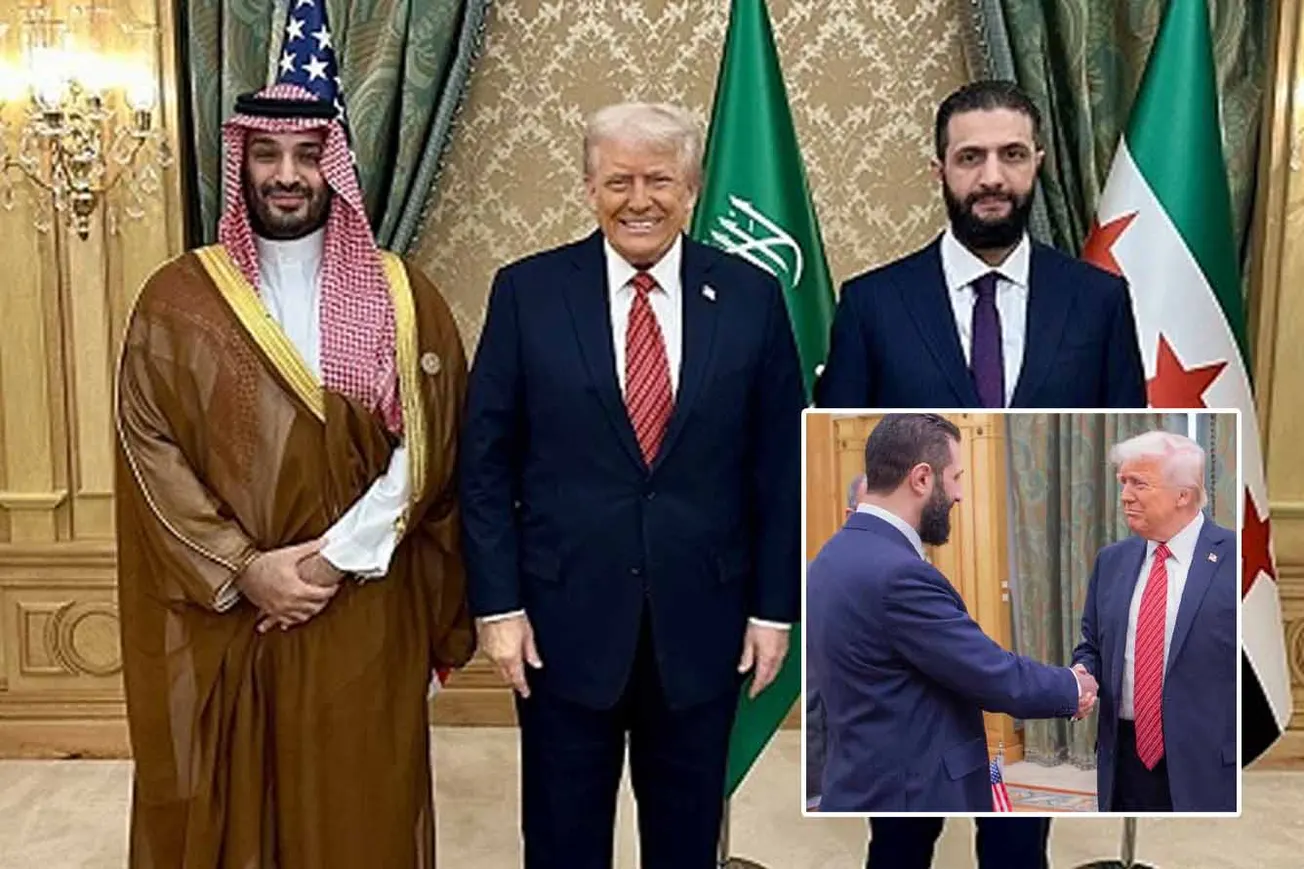 trump meets ahmed al-sharaa
