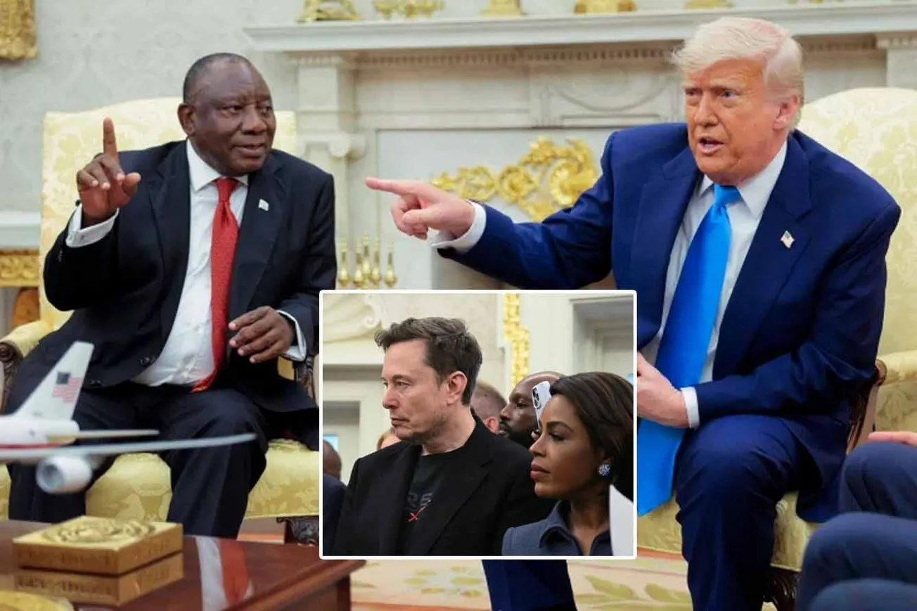 trump south african president 