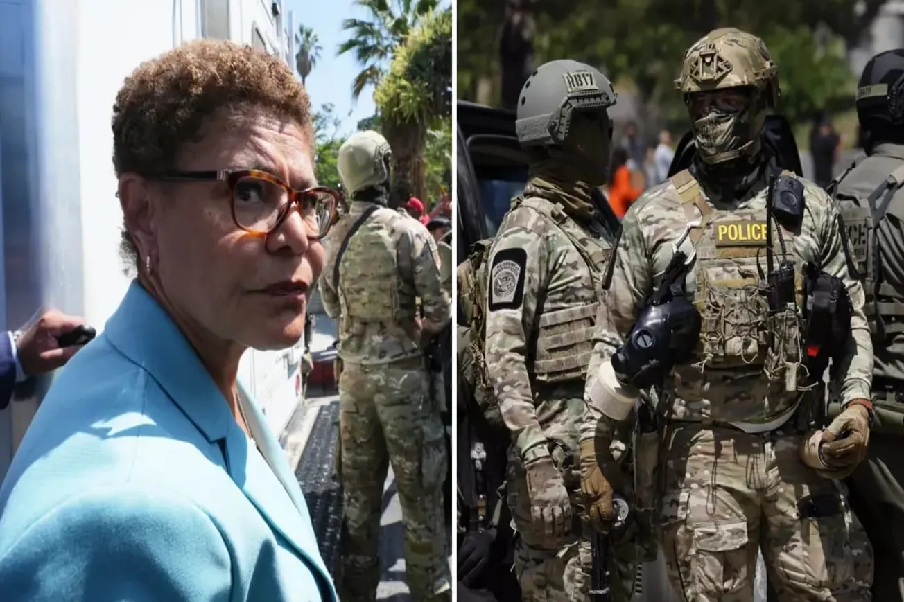 LA Mayor Karen Bass Confronts Federal Agents During Immigration Sweep at MacArthur Park