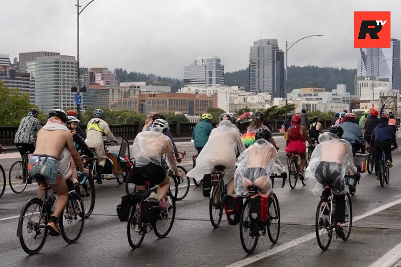 WTF: Naked Bike Riders Storm Portland ICE Facility, Arrests Follow