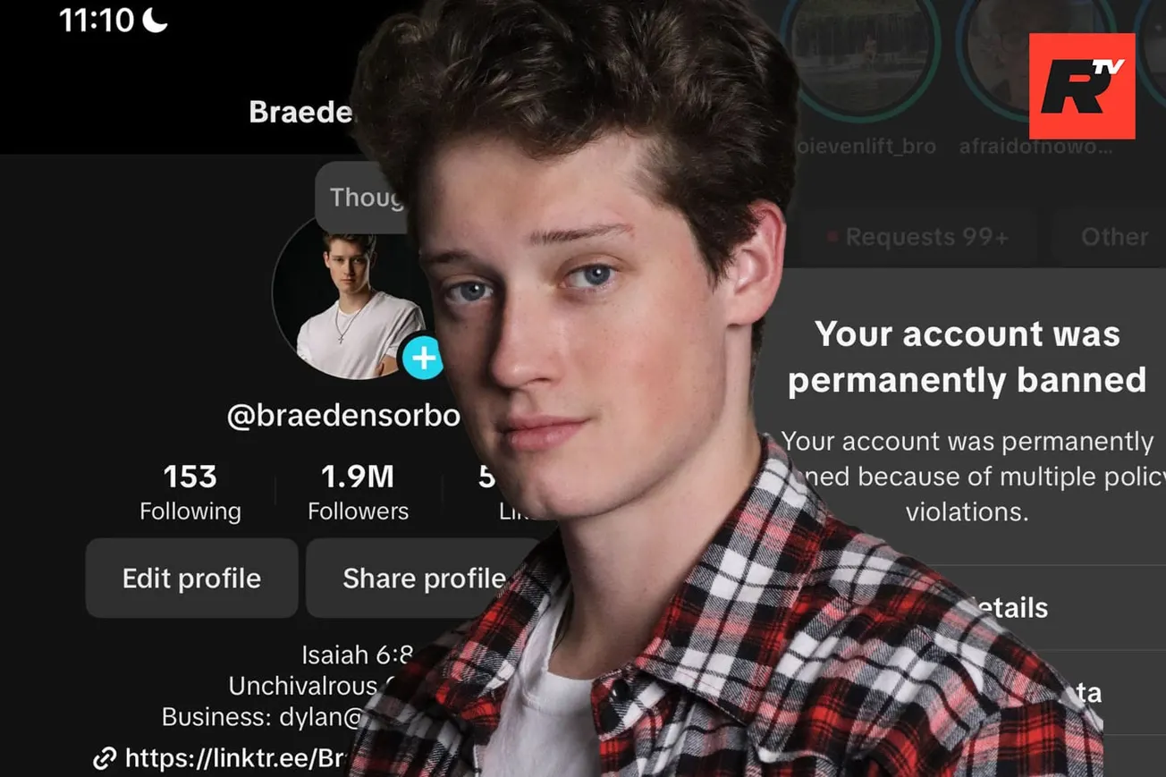 TikTok Bans Conservative Star Braeden Sorbo After U.S. Takeover by Jewish Investors