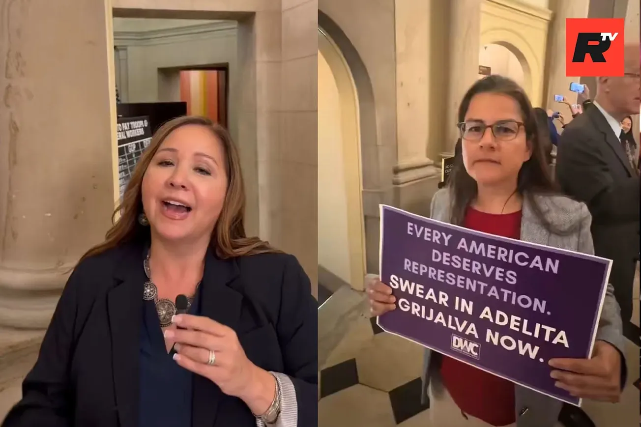 DEM MELTDOWN: Storm Johnson's Office While He Honors Kirk Hero!