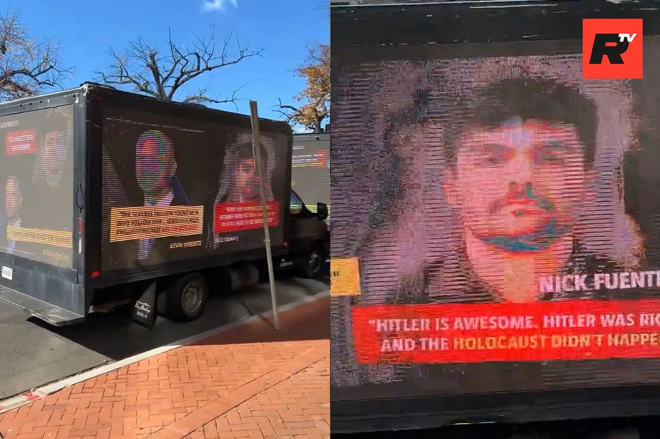 Nick Fuentes Billboard Truck Sparks Massive Outrage at Heritage Foundation