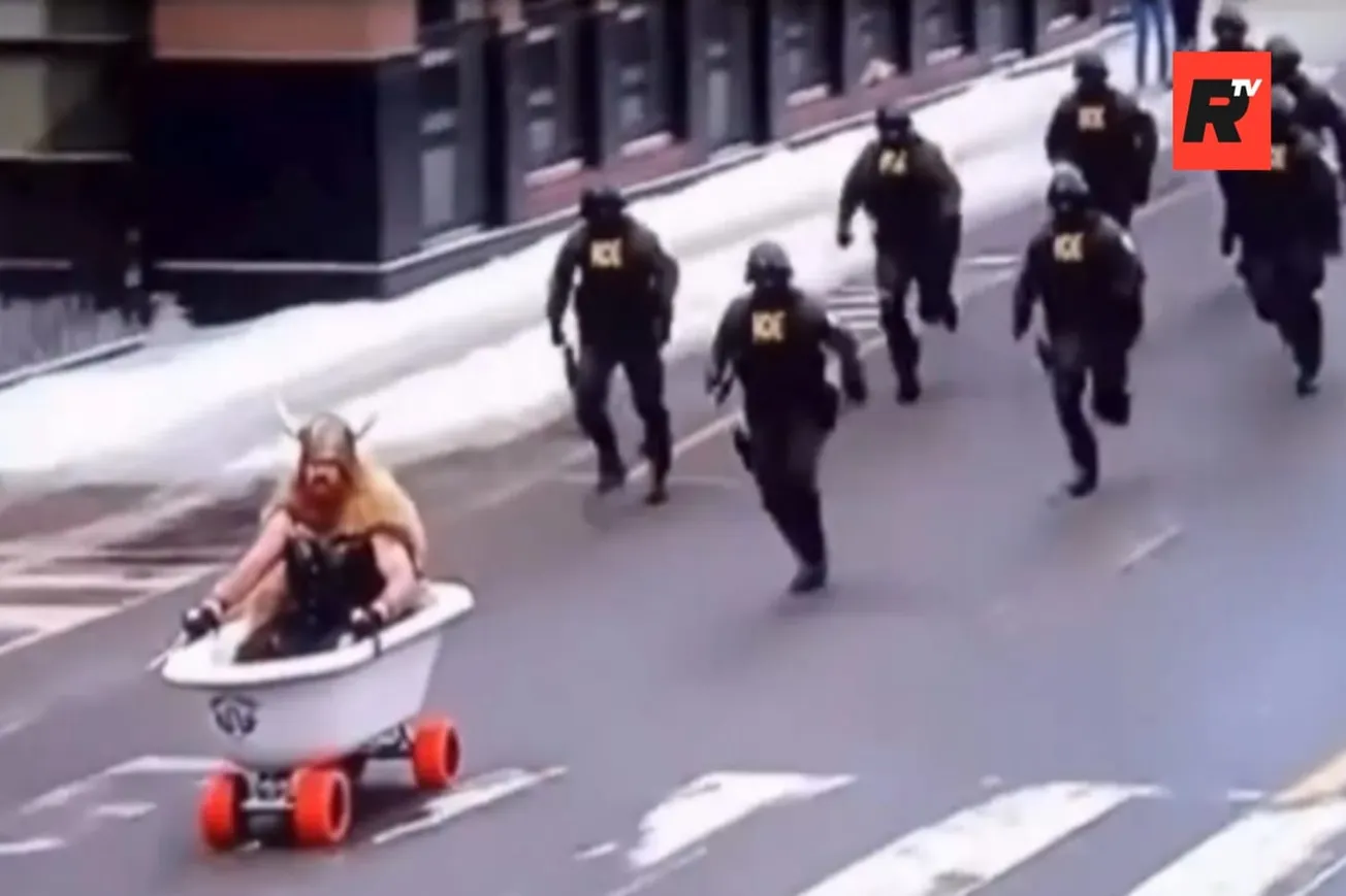 ICE vs. Bathtub Viking: The Slushy Showdown We All Needed