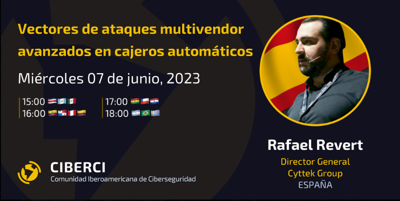 Vectores de ataques multivendor en cajeros automáticos (ATM) - Cyttek Group