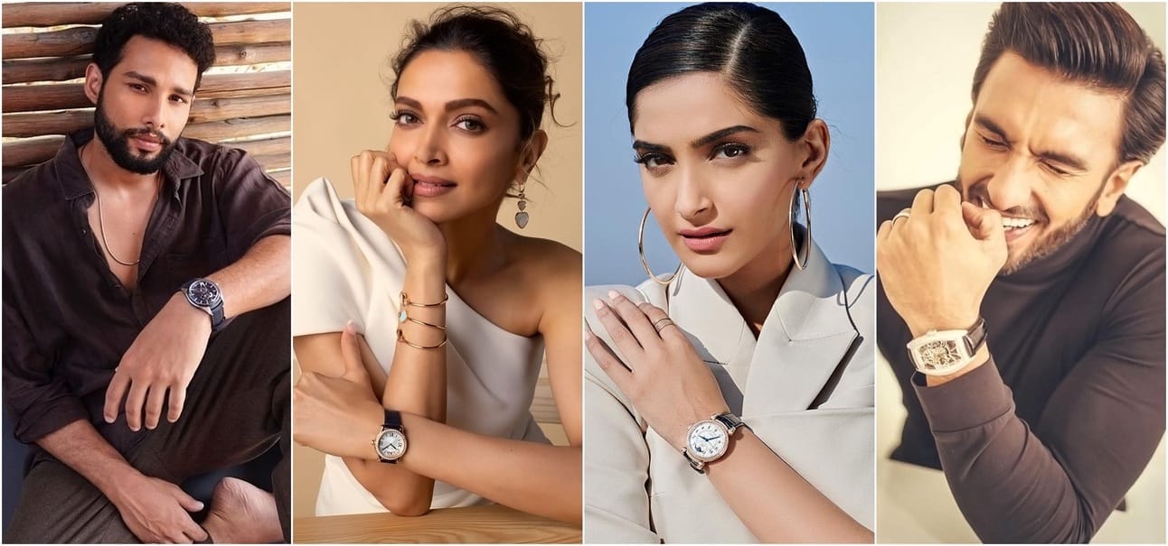 Bollywood stars fronting watch ads, reflecting the aspirational mood of the new millennium