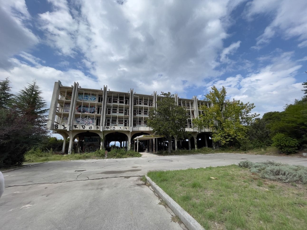 What's left of Haludovo resort