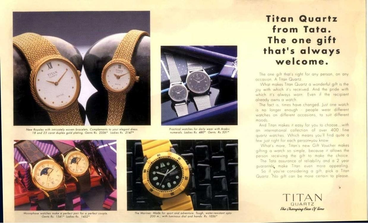 Titan’s bold advertising campaign captured the spirit of a new, aspirational India