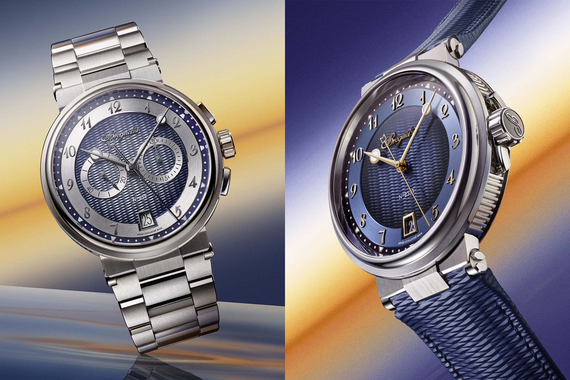 Breguet Rebuilds the Marine 5517 And Marine Chronograph 5527 To Match Their Origins