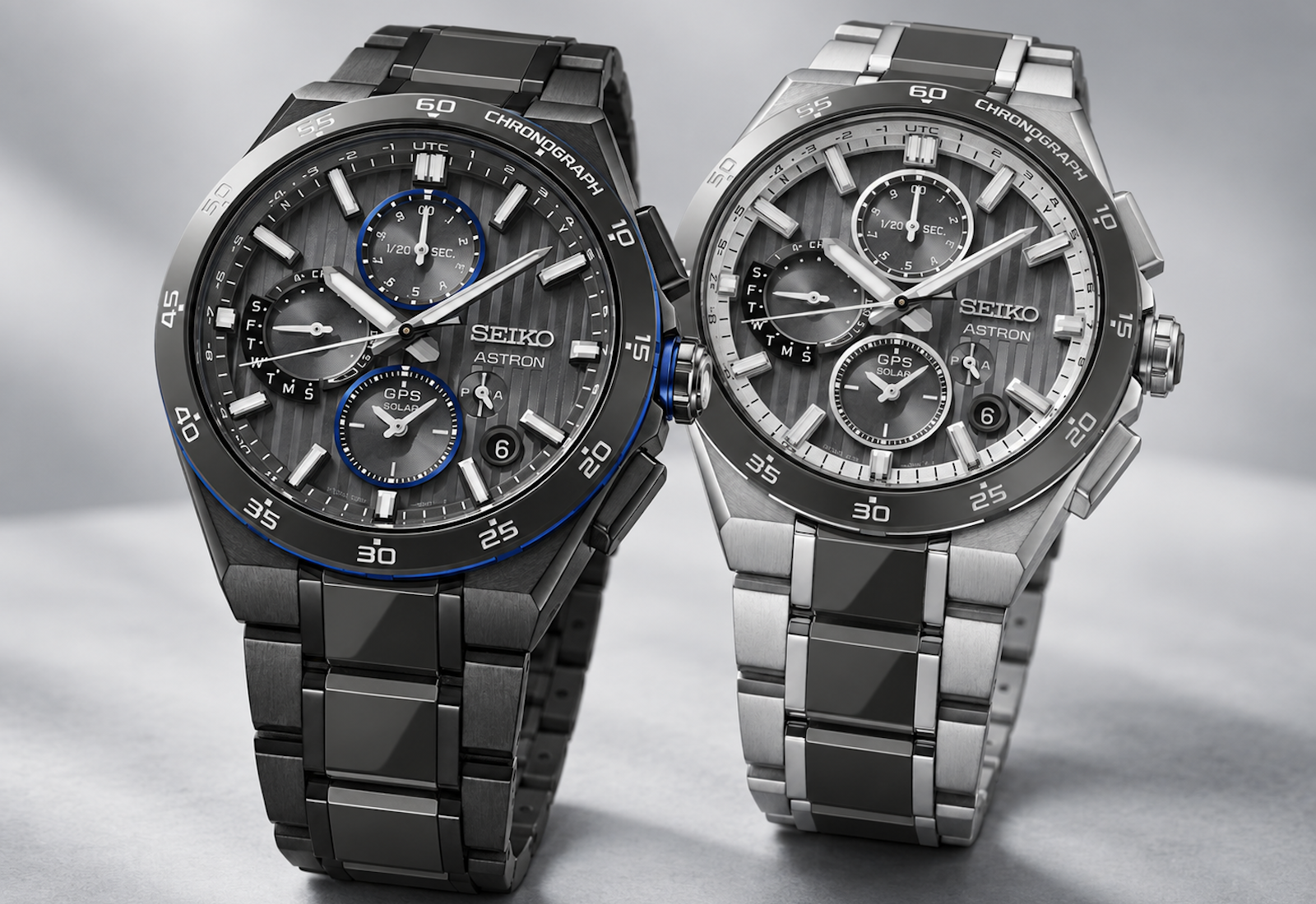 Seiko Brings Gray Ceramic To The Astron GPS Solar Dual Time Chronograph