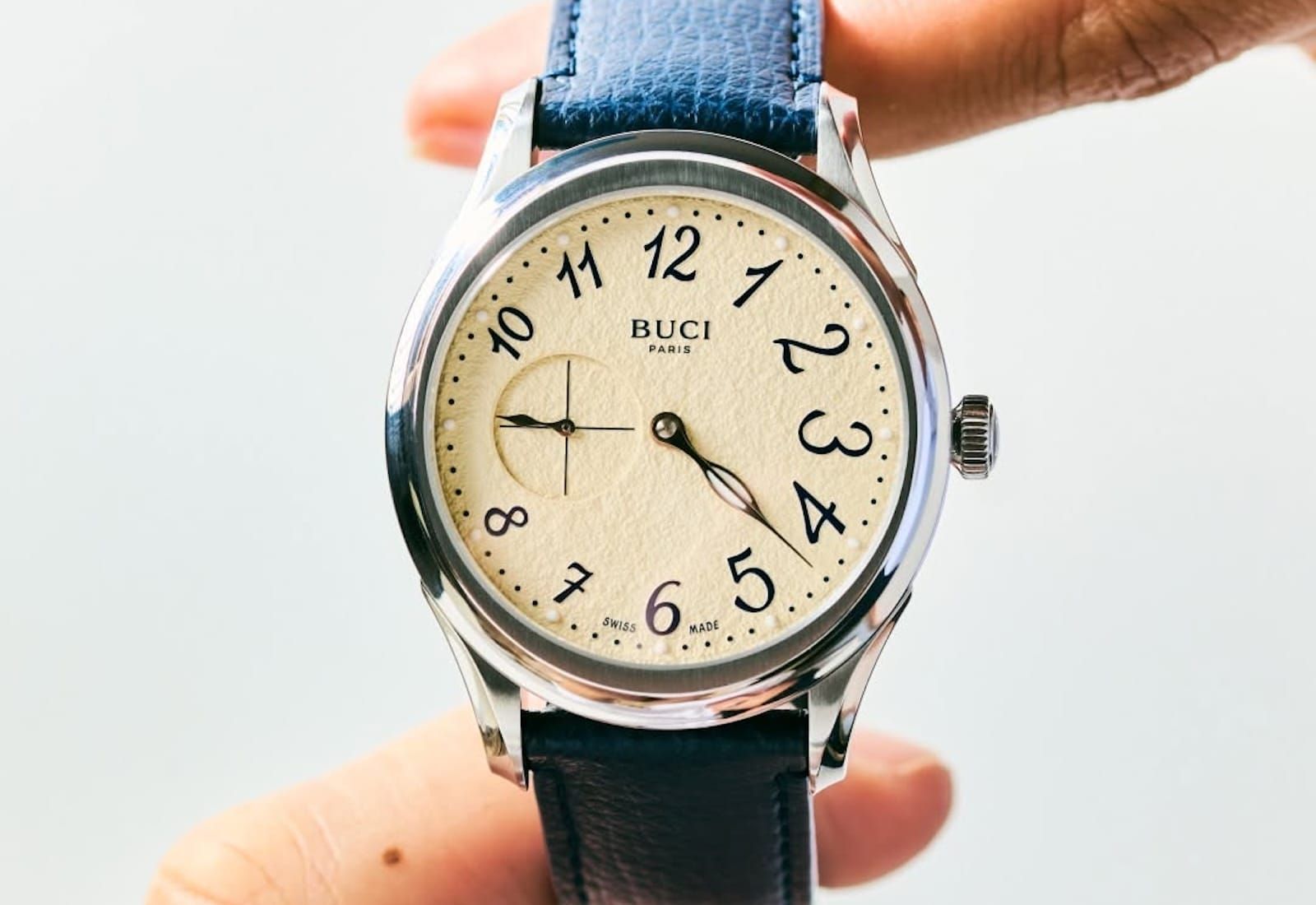 Buci Writes A Short Story Into The Nouvelle, a 36mm Hand-Wound Watch With Calligraphed Numerals